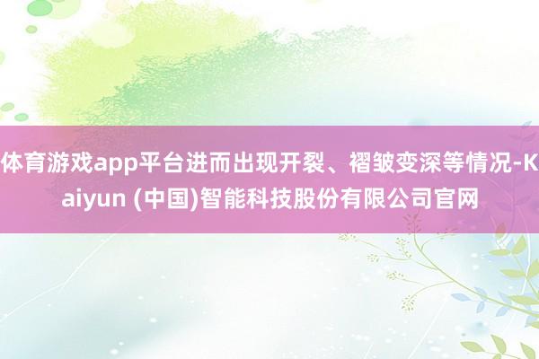 体育游戏app平台进而出现开裂、褶皱变深等情况-Kaiyun (中国)智能科技股份有限公司官网