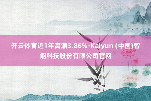 开云体育近1年高潮3.86%-Kaiyun (中国)智能科技股份有限公司官网