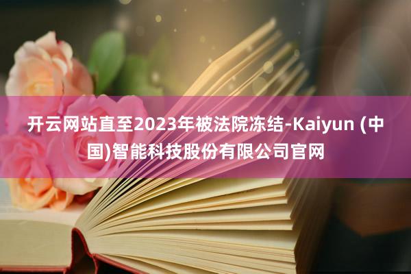 开云网站直至2023年被法院冻结-Kaiyun (中国)智能科技股份有限公司官网